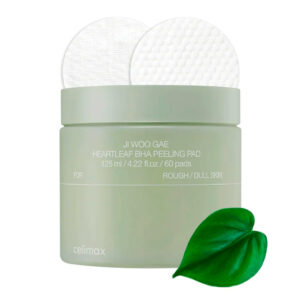 celimax pad exfoliante jiwoogae heartleaf bha peeling pad