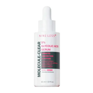 nineless sérum facial molecule clear 5% glycolic acid serum