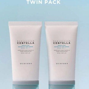 skin1004 – madagascar centella hyalu cica water fit sun serum (twin pack) 50ml